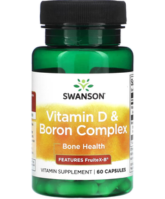 Swanson Вітамін D та Бор 60 мг 250 капсул