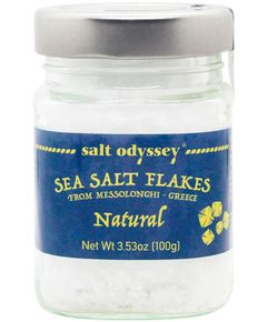Сіль морська пластівцями з Меселонгі в Греції Salt Odyssey 100 г