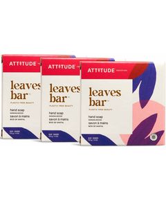 Attitude Мило тверде для рук Сандал Набір 3шт*113 г