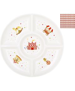 Менажниця новорічна порцелянова Candyland Ярмарка 30 см