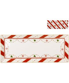 Блюдо для подачі новорічне порцелянове Candyland 35 см