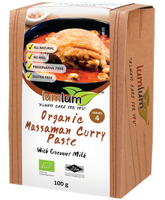 Lumlum Паста Карі Массаман Червона з кокосовим молоком органічна 100 г