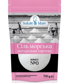 Salute di Mare Сіль морська натуральна харчова помел №0 750 г