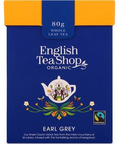 Чай чорний Ерл Грей органічний English Tea Shop розсипний 80 г