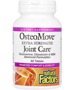 Natural Factors OsteoMove Добавка для суглобів Посиленої Дії 60 таблеток