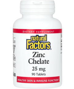 Natural Factors Хелат Цинку 25 мг 90 таблеток