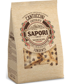 Sapori Печиво Кантуччіні з шоколадними дропсами 175 г