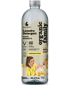 Organic Family Засіб для прання рідкий концентрат для прання дитячих речей Happy Moments 33 прання органічний 1 л