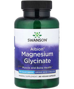 Swanson Albion Гліцинат Магнію 133 мг 90 веганських капсул
