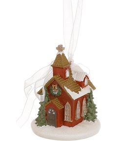 Ялинкова іграшка Різдвяна Капличка 6 см