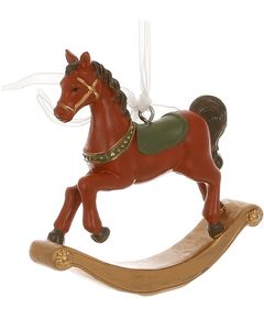 Ялинкова іграшка Коник-Гойдалка 8 см