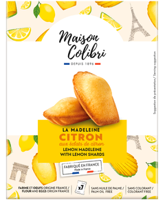 Кекси Мадлен з лимонною начинкою Maison Colibri 7шт*25 г