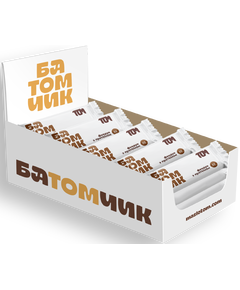 ТОМ Батончики шоколадні Фундук з Протеїном Батомчик упаковка 20шт*45 г