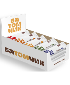ТОМ Батончики шоколадні Мікс Батомчик упаковка 20шт*45 г
