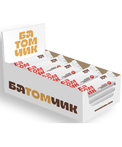 ТОМ Батончики шоколадні Мигдаль з Шоколадною Карамеллю Батомчик упаковка 20шт*45 г