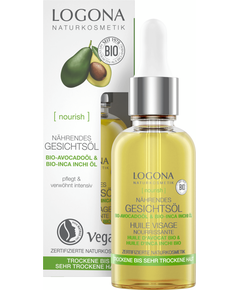 Logona Олія для обличчя живильна Авокадо органічний 30 мл