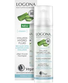 Logona Гідрофлюїд для обличчя зволожуючий Алое Вера-Гіалуронова Кислота органічний 30 мл