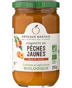 Coteaux Nantais Компоте Жовтий Персик органічний 315 г
