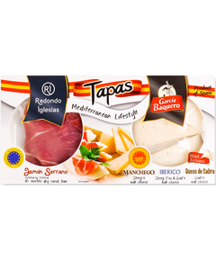 Garcia Baquero Асорті іспанських сирів + Хамон Серано 150 г