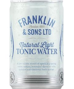 Franklin & Sons Напій Тонік Лайт Premium Light Tonic Water б/а сильногазований упаковка 24шт*150 мл