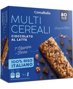 Cerealitalia Батончик мультизерновий Молочний Шоколад упаковка 6шт*21 г