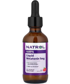 Natrol Мелатонін 1 мг Рідкий зі смаком ягід 60 мл