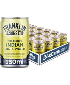 Franklin & Sons Напій Тонік Індіан Indian Tonic Water б/а сильногазований упаковка 24шт*150 мл