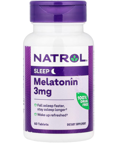 Natrol Мелатонін 3 мг 60 таблеток