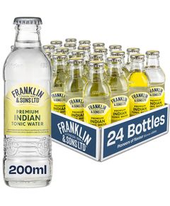 Franklin & Sons Напій Тонік Індіан Indian Tonic Water б/а сильногазований упаковка 24шт*200 мл