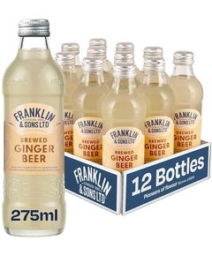 Franklin & Sons Напій Імбирне Пиво Ginger Beer б/а сильногазований упаковка 12шт*275 мл