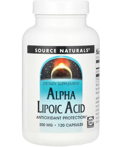 Source Naturals Альфа-Ліпоєва Кислота 300 мг 120 капсул