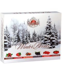 Basilur Набір чаю Зимові Ягоди Асорті 6 видів по 10 пакетиків-саше 120 г