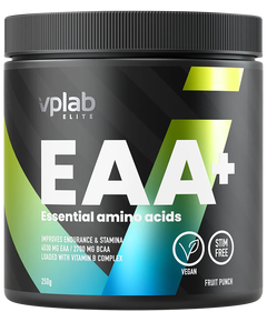 VPlab EAA+ Амінокислоти суміш зі смаком Фруктовий Пунш 250 г
