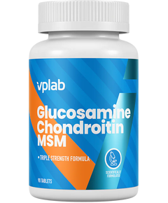 VPlab Глюкозамін та Хондроїтин з МСМ 90 таблеток