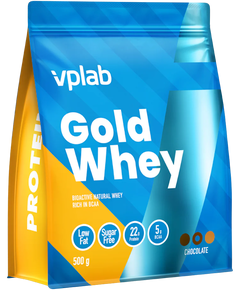 VPlab Gold Whey Протеїн сироватковий суміш зі смаком Шоколад 500 г