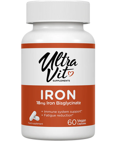 VPlab Ultravit Залізо 18 мг 60 веганських капсул