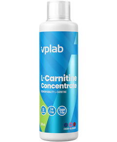 VPlab L-Carnitine L-Карнітин Концентрат рідкий зі смаком Вишня-Чорниця 500 мл