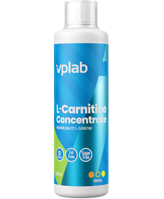 VPlab L-Carnitine L-Карнітин Концентрат рідкий зі смаком Тропічні Фрукти 500 мл