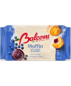 Balconi Маффіни з начинкою Чорниця упаковка 6шт*43 г