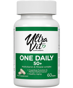 VPlab Ultravit OneDaily 50+ Мультивітаміни та мінерали для дорослих віком 50 років 60 таблеток