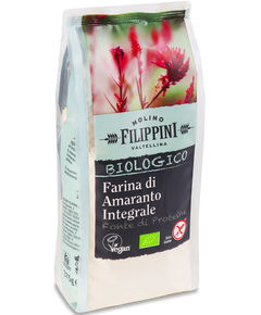 Борошно амарантове цільнозернове безглютенове органічне Molino Filippini 375 г