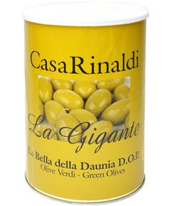 Casa Rinaldi Оливки зелені Ла Гіганте з кісточкою La Bella della Daunia DOP 4250 г