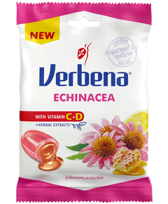 Verbena Льодяники з начинкою Ехінацея з вітаміном C та D 60 г