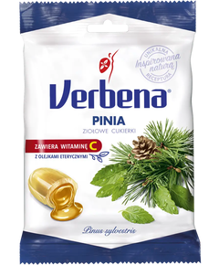 Verbena Льодяники з начинкою Сосна з вітаміном C 60 г