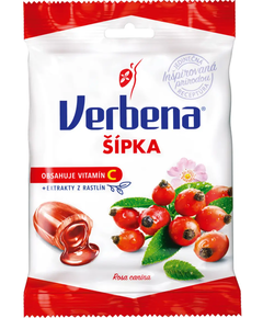 Verbena Льодяники з начинкою Шипшина з вітаміном C 60 г