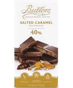 Butlers Шоколад молочний Солона Карамель 90 г