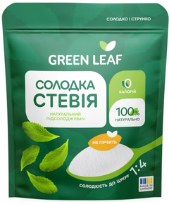 Green Leaf Замінник цукру Солодка Стевія 1:4 100 г