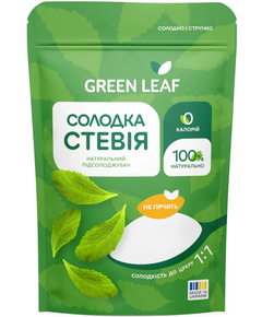 Green Leaf Замінник цукру Солодка Стевія 1:1 250 г