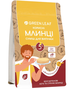 Green Leaf Суміш для випічки Корисні Млинці безглютенова 300 г