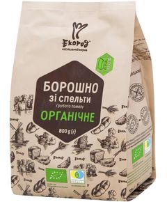 Борошно зі Спельти грубого помелу органічне Екород 800 г